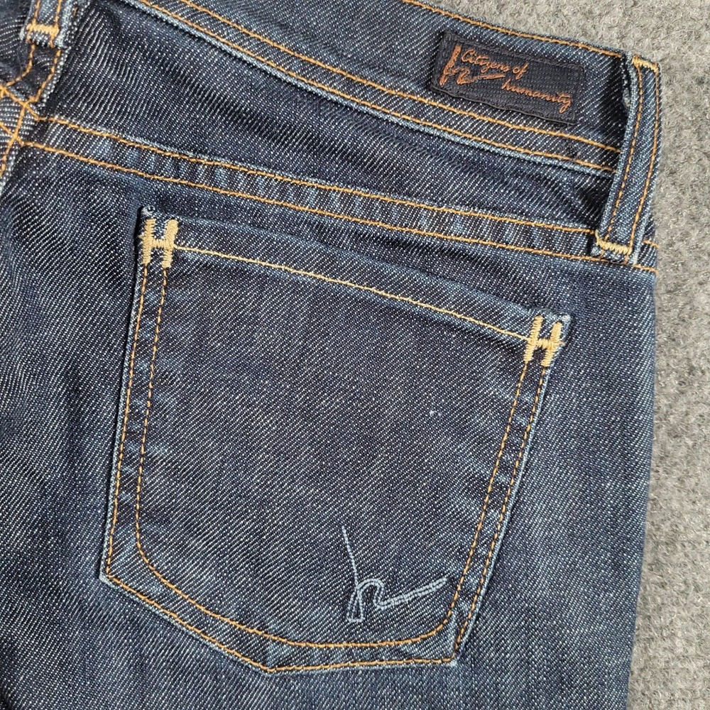 Citizens of Humanity Avedon 133 Jeans Womens 24 Blue Low Waist Skinny Stretch